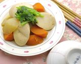 魚肉ソーセージと根菜のうま煮作り方5写真