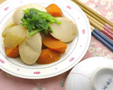 魚肉ソーセージと根菜のうま煮作り方5写真
