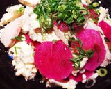 紅くるりと蒸し鶏の崩し豆腐サラダ作り方5写真