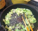 キャベツ大量消費☆簡単塩昆布チャーハン作り方3写真