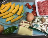 ハンバーグをカボチャでサンド作り方1写真