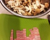 簡単♪しめじとベーコンの和風リゾット♪作り方1写真