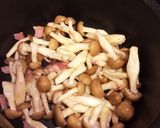 簡単♪しめじとベーコンの和風リゾット♪作り方2写真