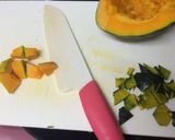 ミキサー無しのカボチャのスープ作り方1写真