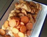 鶏肉と彩り野菜の甘辛和え作り方3写真