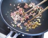 小松菜のレンジお浸しひき肉あん作り方5写真