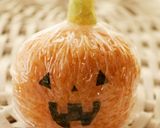 ラップ付き☆ジャックオーランタンおにぎり作り方6写真
