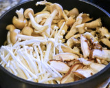秋の炊き込みご飯　ぎんなんときのこご飯作り方3写真