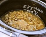 秋の炊き込みご飯　ぎんなんときのこご飯作り方5写真