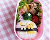 お弁当 キャラ弁♡ねこちゃん 幼稚園作り方4写真