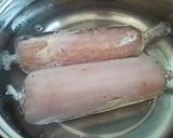 ラップで簡単☆やわらか鶏ハム作り方5写真