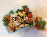 妖怪ウォッチ☆人面犬のキャラ弁(≧∇≦)作り方10写真