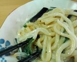 時短レシピ!!冷凍うどんでカルボナーラ風作り方8写真