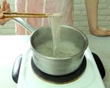 韓国家庭料理・紅参入りキノコチャプチェ作り方2写真