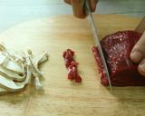 韓国家庭料理・紅参入りキノコチャプチェ作り方4写真