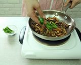 韓国家庭料理・紅参入りキノコチャプチェ作り方7写真