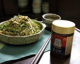 韓国家庭料理・紅参入りキノコチャプチェ作り方9写真