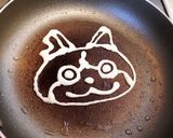 簡単♡HMでパンケーキアート！ジバニャン作り方3写真