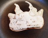 簡単♡HMでパンケーキアート！コマさん作り方4写真