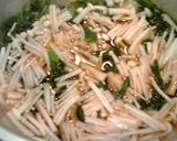 春菊・えのき・卵のあん掛け豆腐作り方5写真