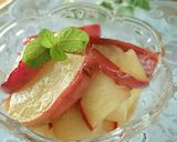 朝食おやつに☆お花風アップルトースト★作り方1写真