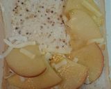 朝食おやつに☆お花風アップルトースト★作り方4写真