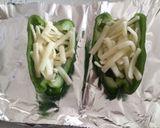 ピーマンのチーズ乗せ☆作り方1写真