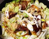 肉団子と白菜の中華風煮込み春雨も入れて作り方5写真