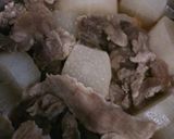 お鍋一つで簡単♡牛すじと大根の煮物作り方3写真
