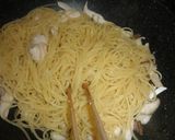 鳥胸肉とキノコのスパゲティ作り方9写真