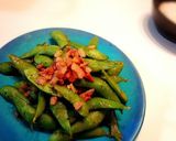 枝豆アレンジ！かりかりベーコン炒め＊*作り方4写真