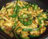 じゃがいも･ピーマン･豚ひき肉の甘辛炒め作り方12写真