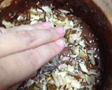 バター不要FP→SCでナッツチョコケーキ作り方16写真