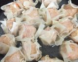 フライパン使用☆鶏団子で作るシュウマイ作り方4写真