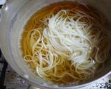 加賀野菜の天ぷらをのせたにゅうめん作り方8写真