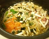 松茸お吸い物で具だくさん茸ご飯作り方3写真