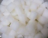 我が家の味噌もつ煮込み～にんにく入り♡作り方2写真