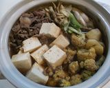 母直伝☆カリフラワーの肉豆腐作り方5写真