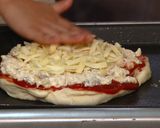 肉じゃがでリメイク！ポテトマヨピザ作り方4写真