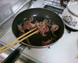 チンゲン菜 かぼちゃ 牛肉の オイスター作り方3写真