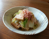 しみるわぁ～。白菜と厚揚げの炒め煮作り方7写真