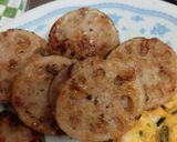 食感コリコリ☆蓮根入り豚肉ハンバーグ作り方5写真