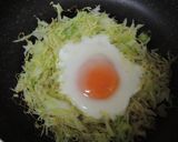 ずぼらさんのキャベツとタマゴ焼き作り方4写真