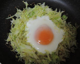 ずぼらさんのキャベツとタマゴ焼き作り方4写真
