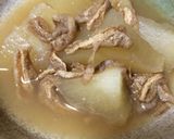 優し〜い味♡①冬瓜と鶏挽肉の煮物作り方8写真