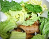ごぼ天と白菜の炊いたん作り方4写真