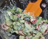 野菜で簡単★ちょっと和風のマヨパスタ♪作り方3写真
