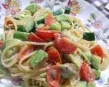 野菜で簡単★ちょっと和風のマヨパスタ♪作り方7写真