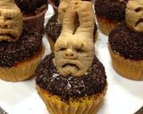 ハロウィン✴︎マンドレイクカップケーキ作り方16写真
