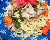 簡単！塩だれで作る塩焼きそば作り方4写真
